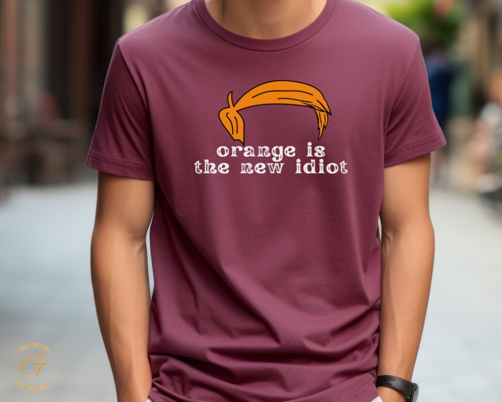 Orange Is the New Idiot Graphic T-Shirt product