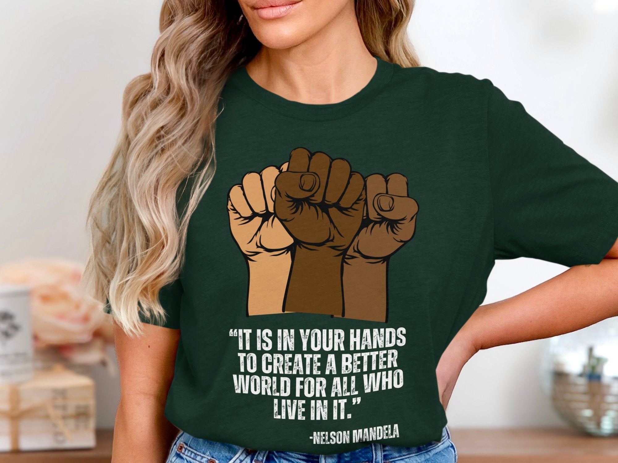 Create A Better World For All Quote Shirt product