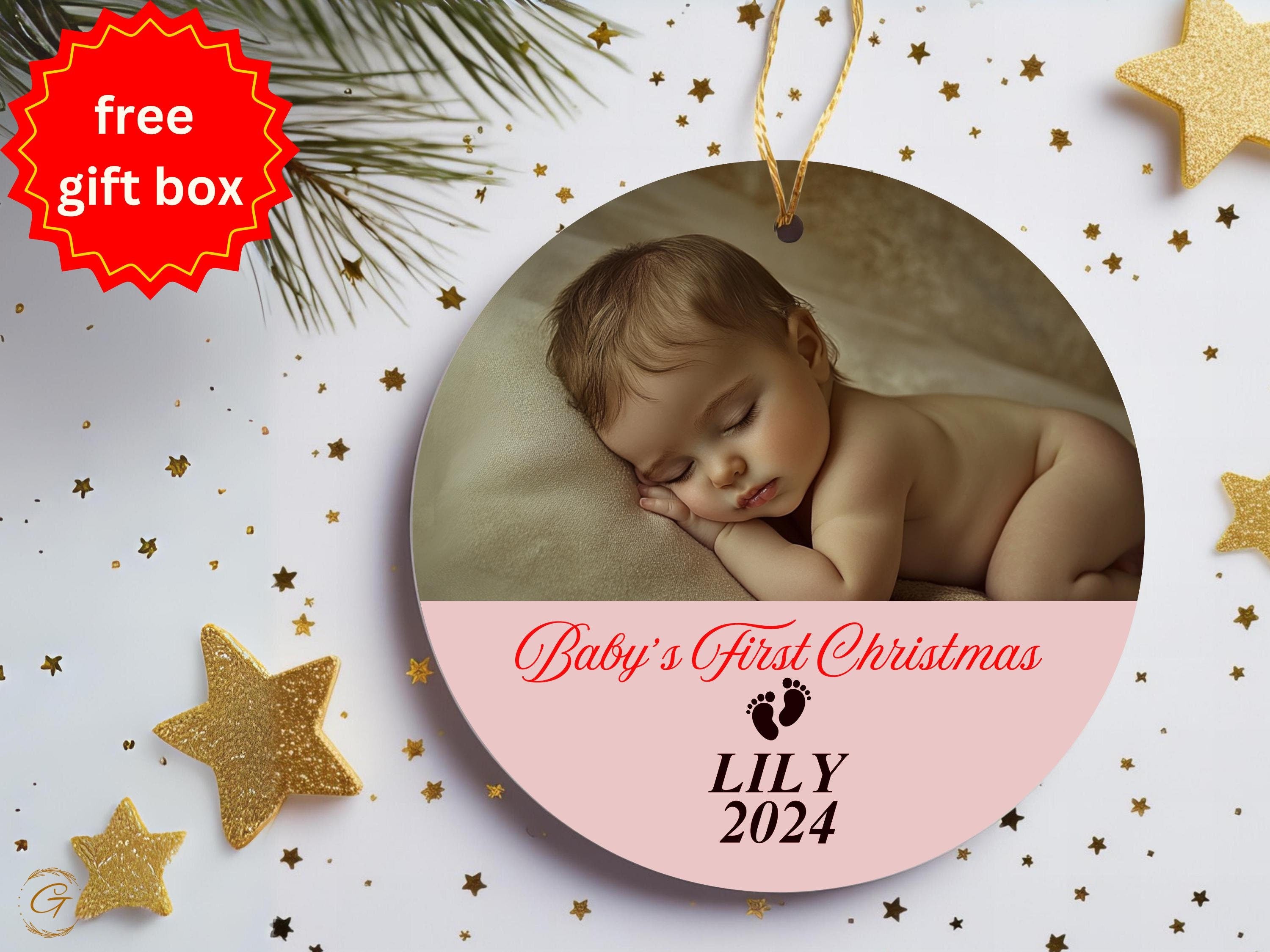 Personalized Baby's First Christmas Ornament