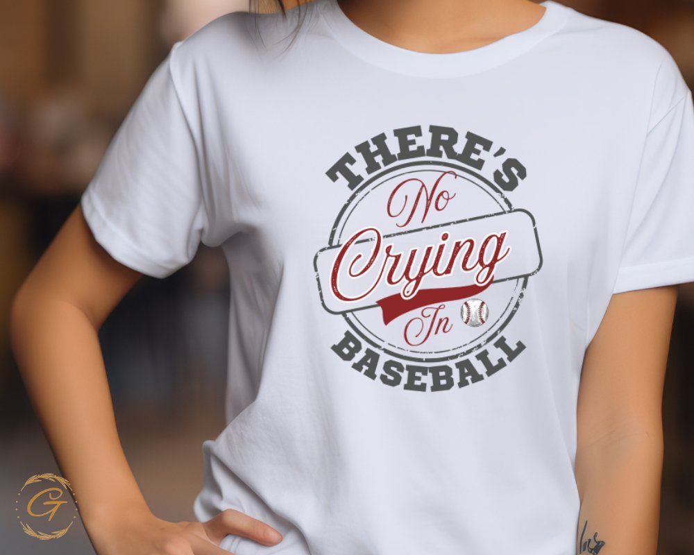 There's No Crying In Baseball Graphic T-shirt product type