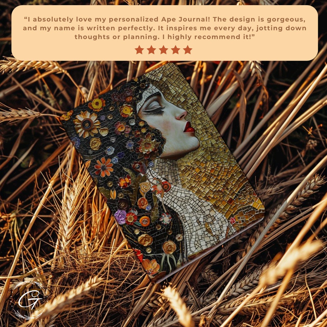 Colorful Artistic Woman Mosaic Journal