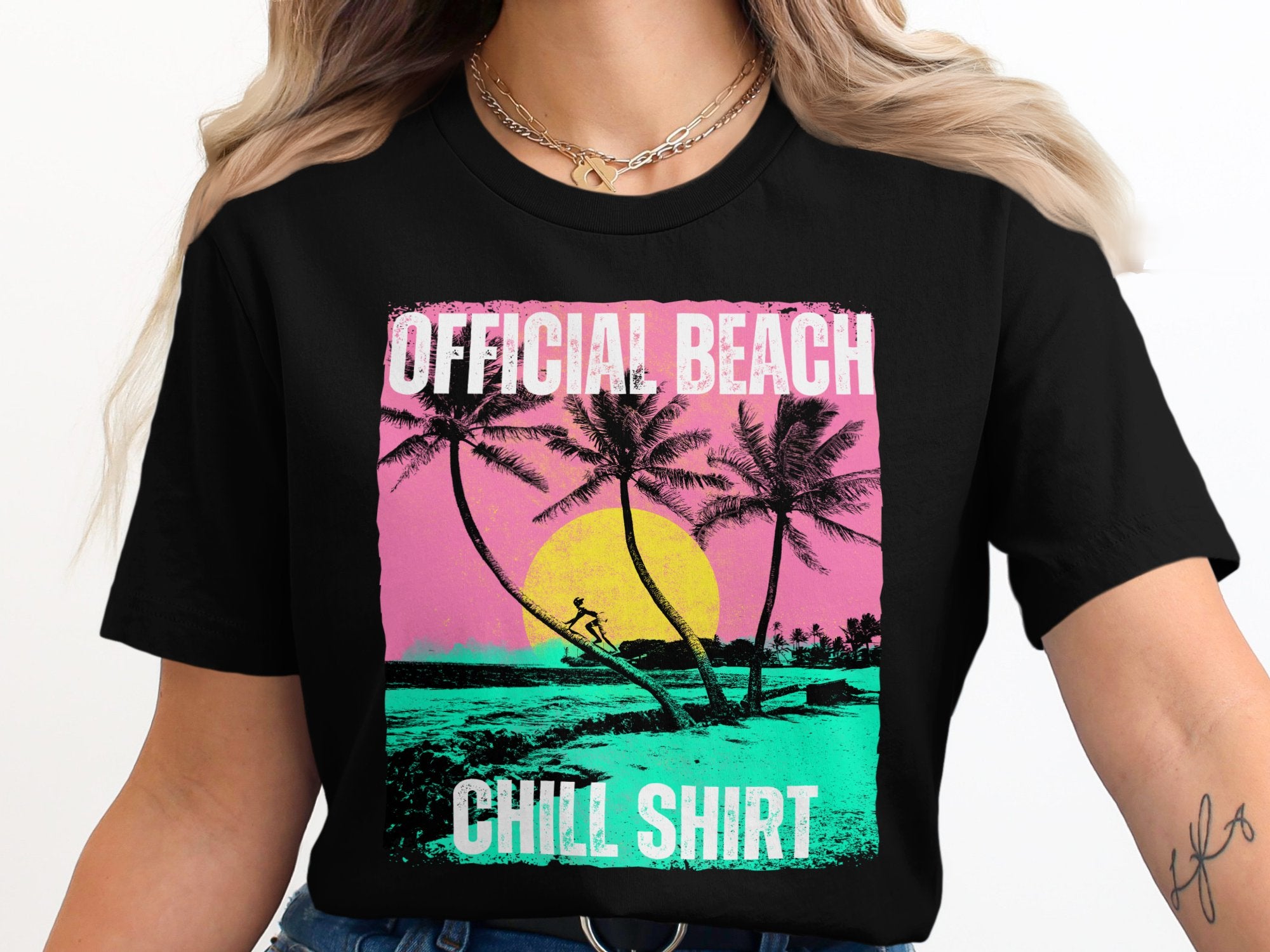 Official Beach Chill Shirt with Colorful Print product