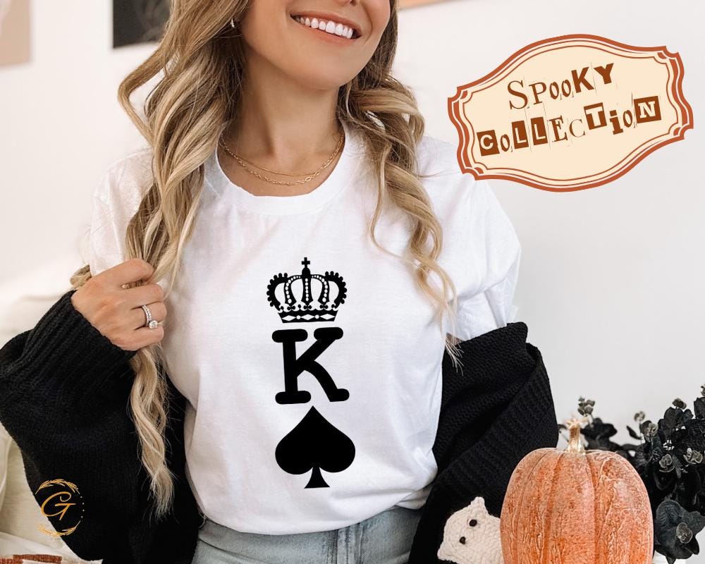 King of Spades T-Shirt Design, Playing Card Symbol Tee