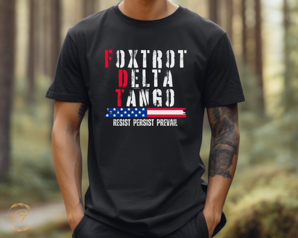 Foxtrot Delta Tango Resist Persist Prevail Shirt product type