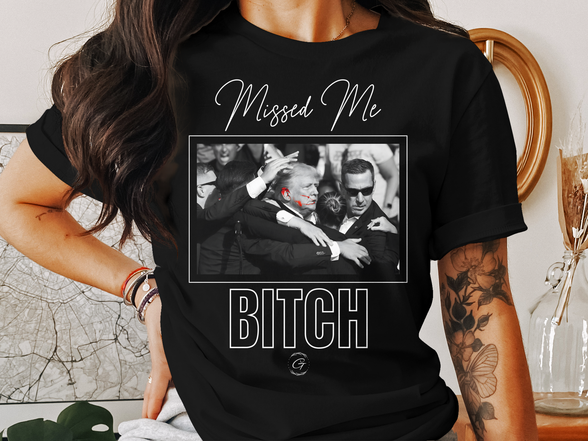 Missed Me Trump Graphic Tee | Funny Political T-Shirt