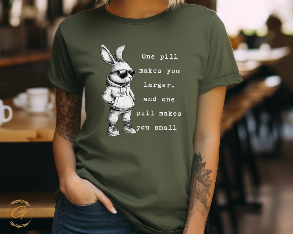 One pill makes you larger one pill makes you small product type