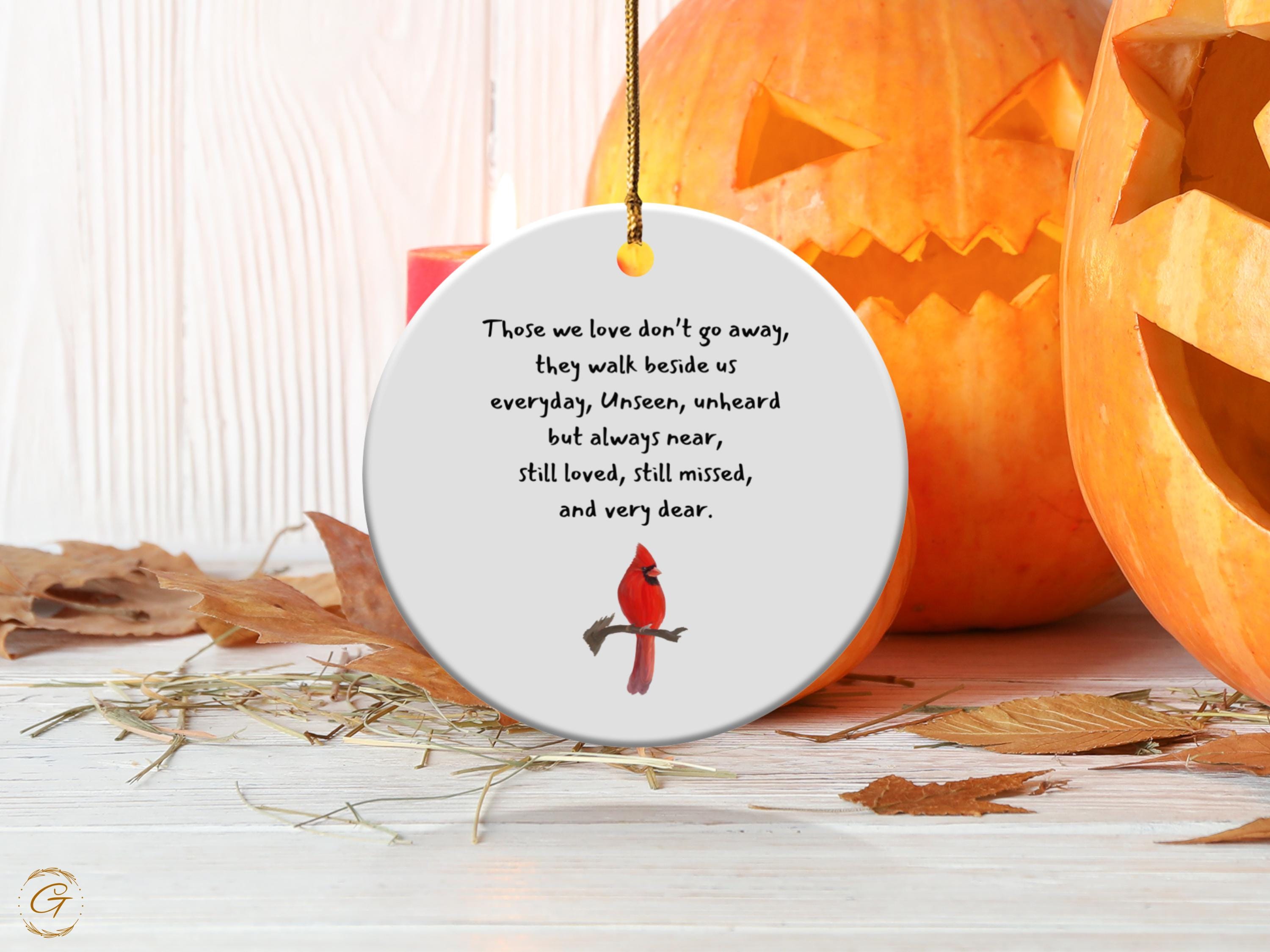Cardinal Pet Loss Ornament - Personalized Pet Memorial Keepsake |Pet Remembrance Gift | Sympathy Ornament for Pet Loss Memorial Pet Sympathy