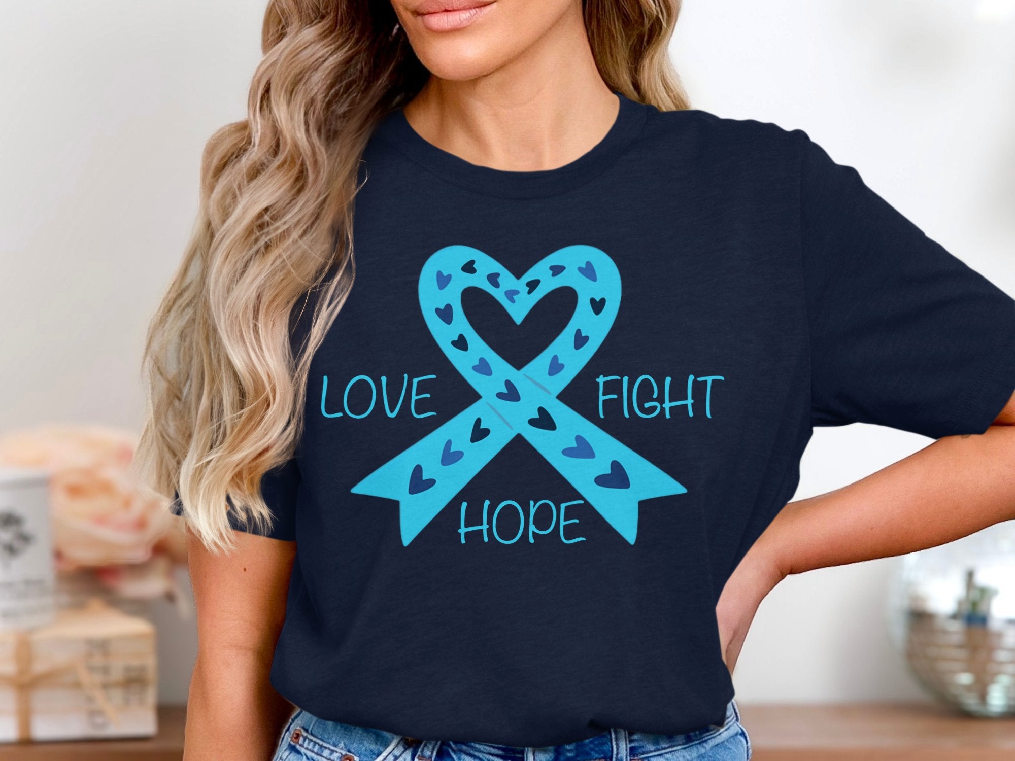 Love Fight Hope Inspirational Graphic Tee product