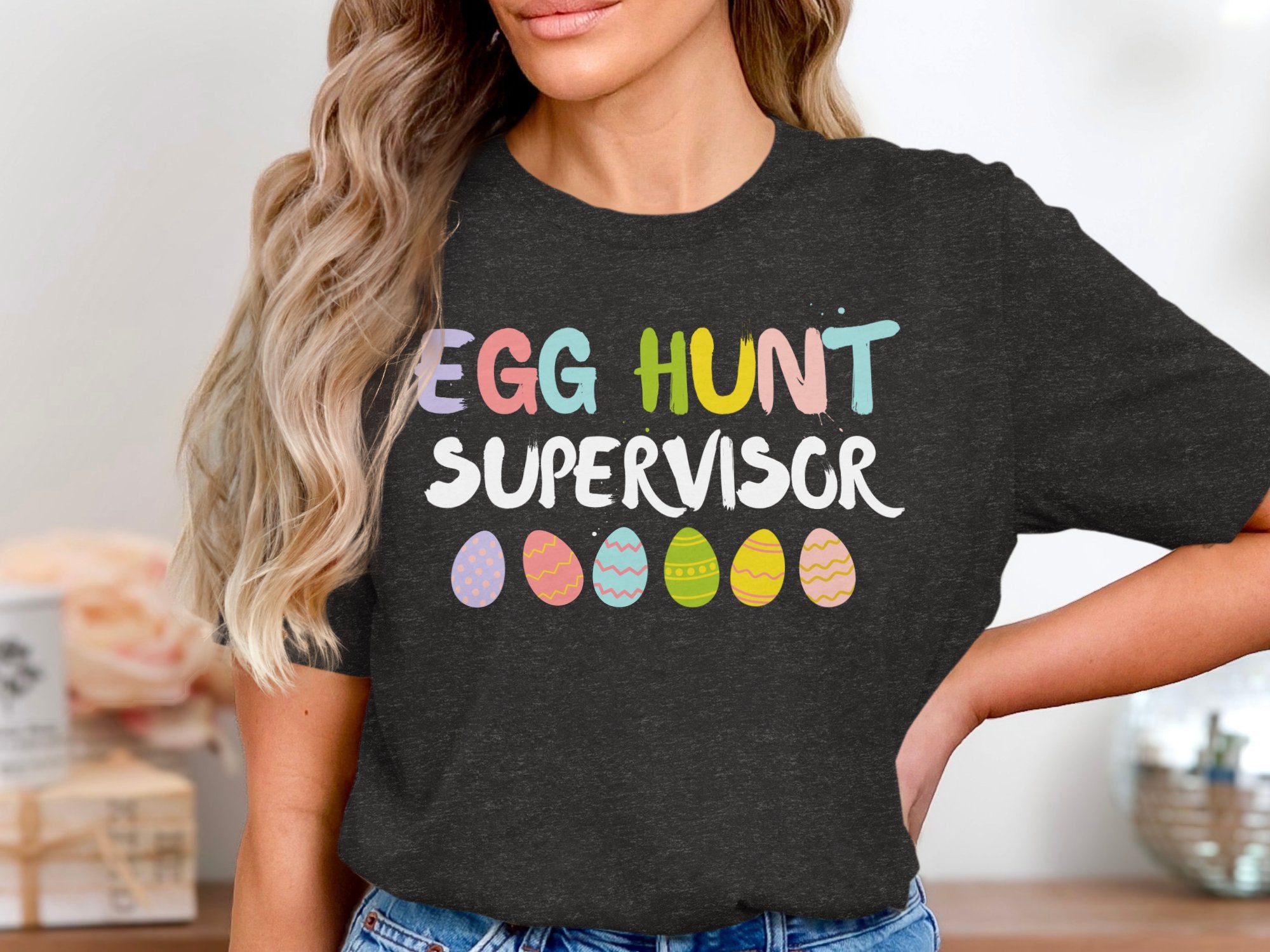 Egg Hunt Supervisor Graphic T-Shirt product type