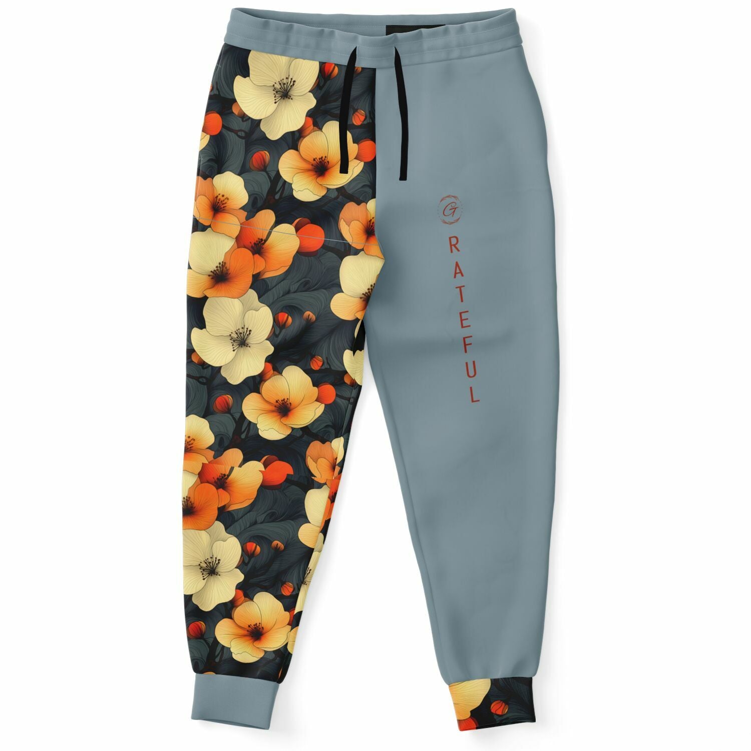 Floral Print Joggers – Vintage Aesthetic Sweatpants