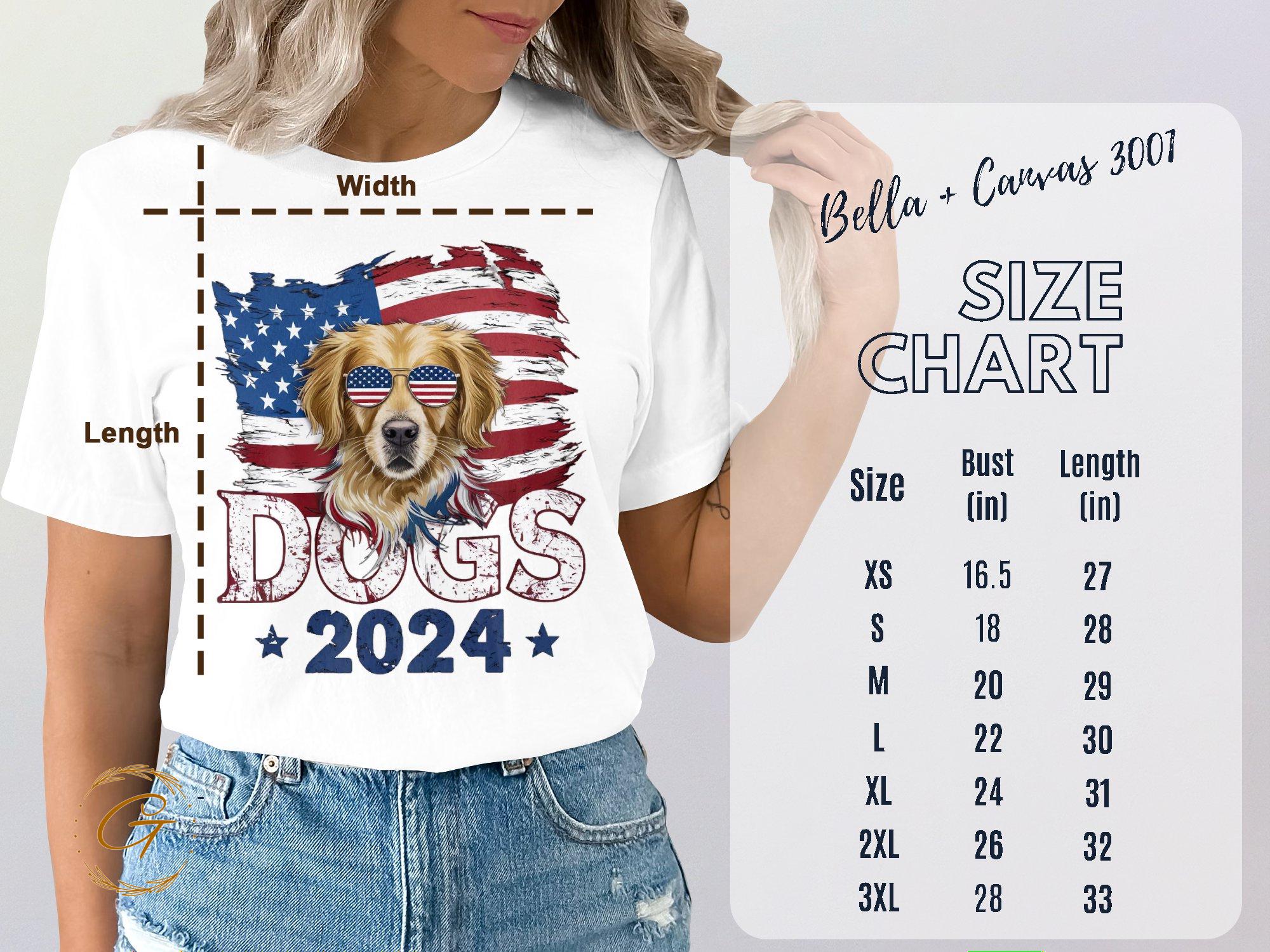 Patriotic Dogs 2024 Design T-Shirt USA 2024 Dog Lovers T-shirt