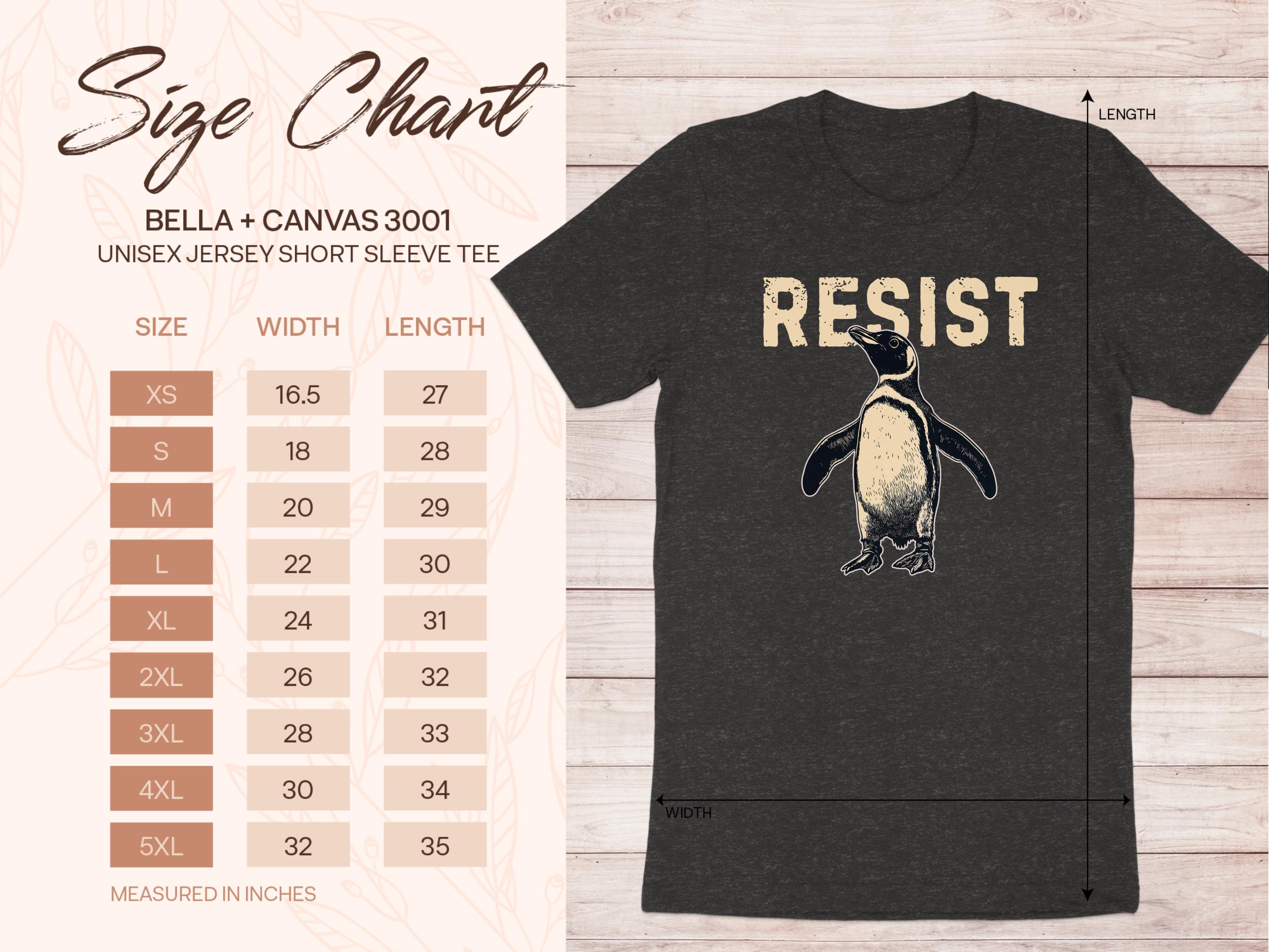 Resist Penguin Short Sleeve Tee Shirt product type