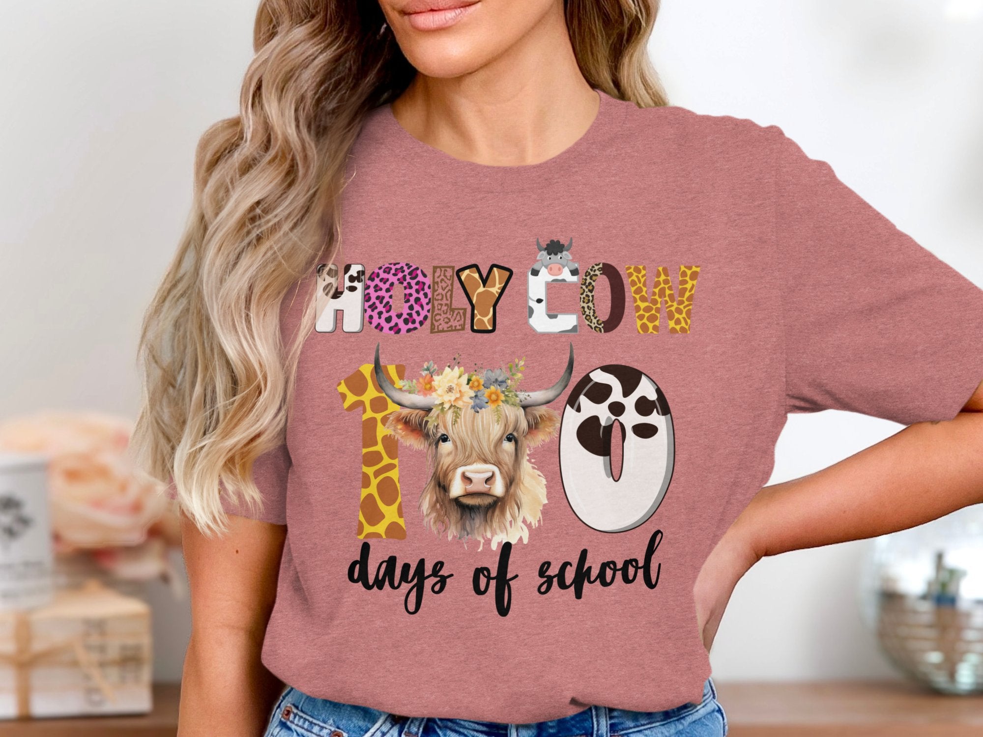 Holy Cow 100 Days of School Shirt product