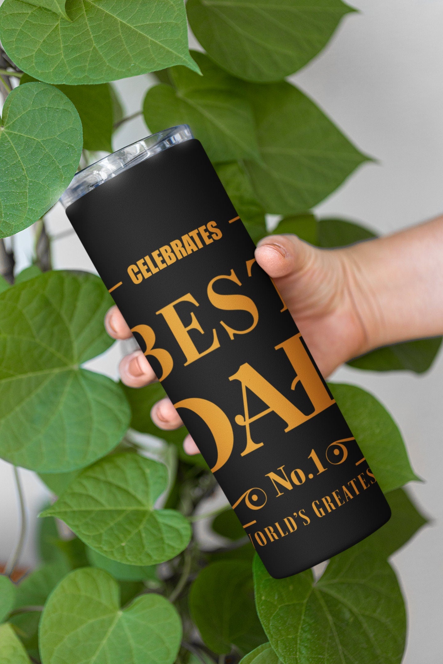Best Dad Father's Day Tumbler, Gift for Dad’s Morning Coffee, Personalized Coffee Tumbler, Custom Gift for Dad, Unique Father's Day Presents