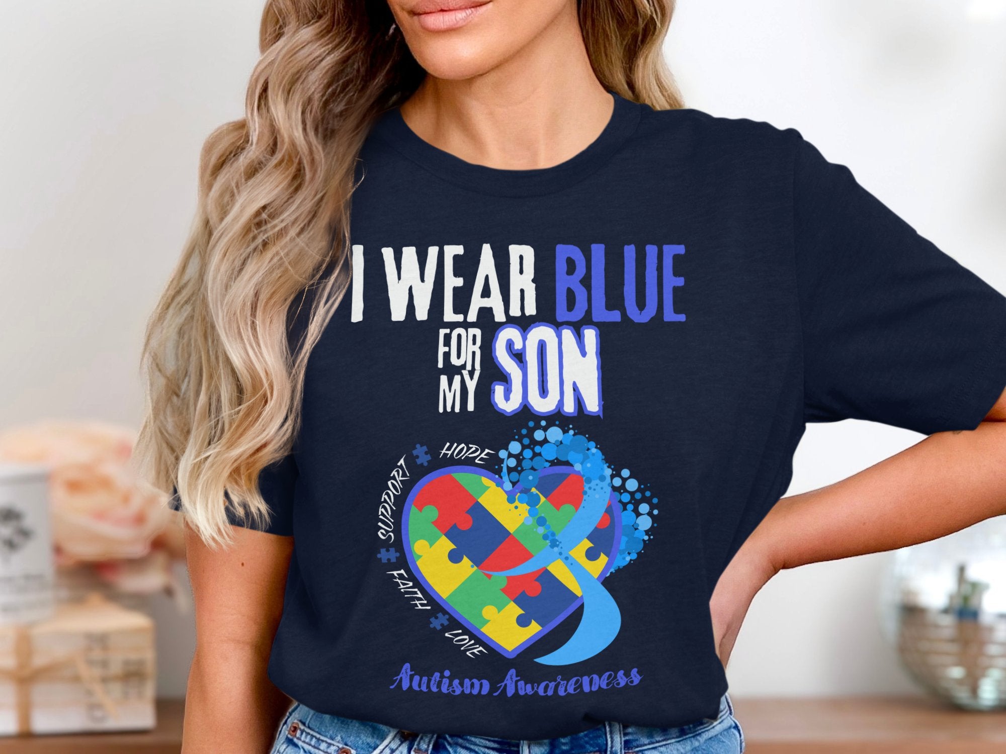 Autism Awareness I Wear Blue For My Son product type