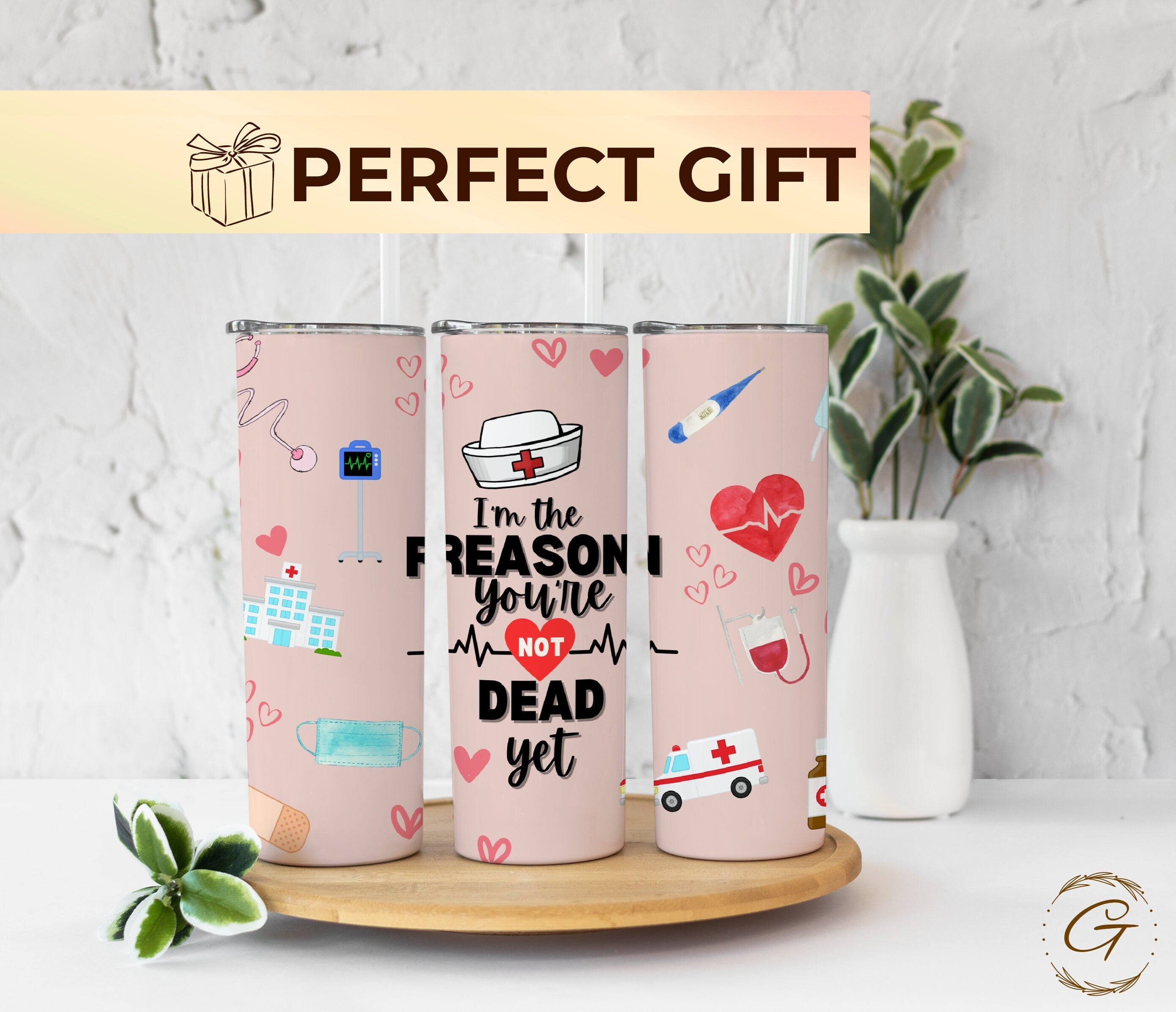 Nurse Skinny 20oz Tumbler