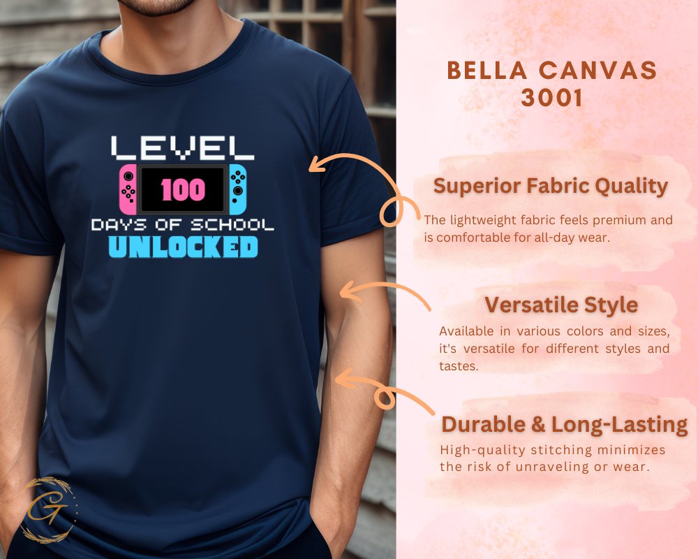 Level 100 Days of School Unlocked Shirt product