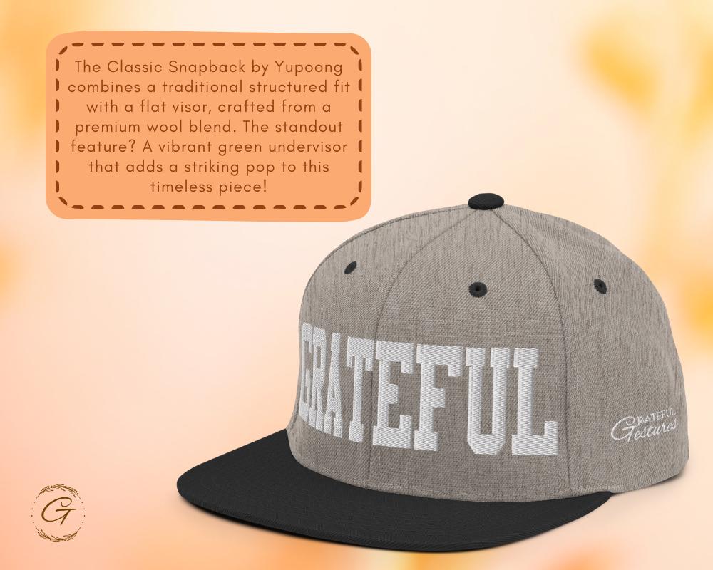 Grateful Gestures Snapback Hat