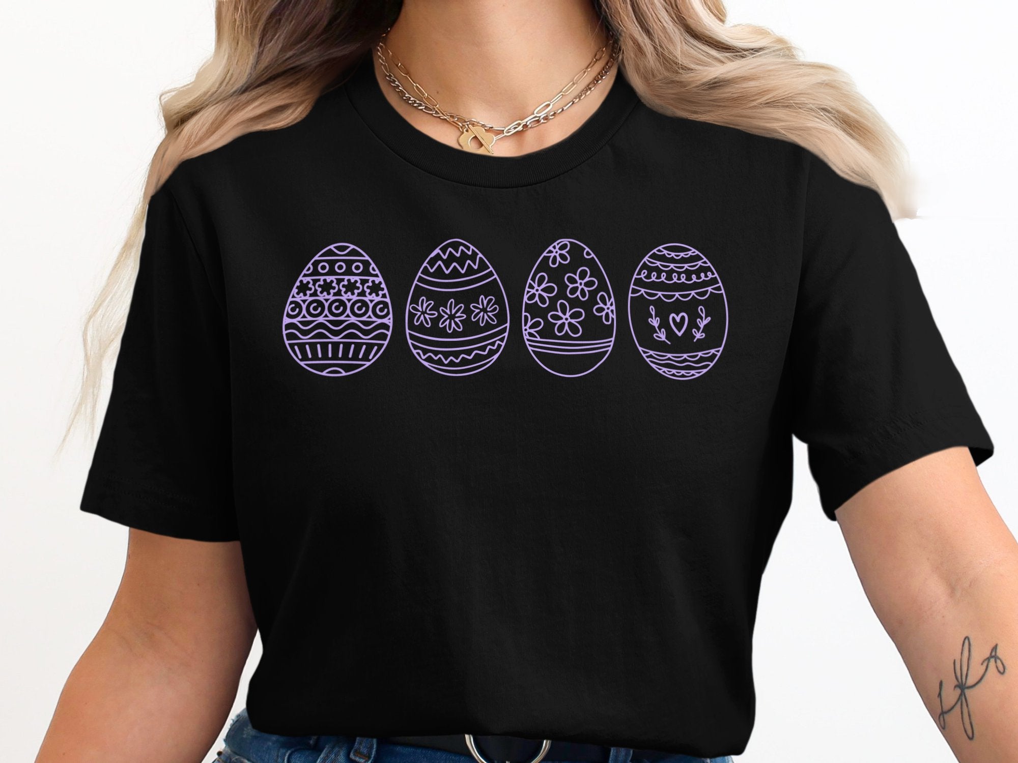 Easter Egg Pattern Graphic Women's T-Shirt product