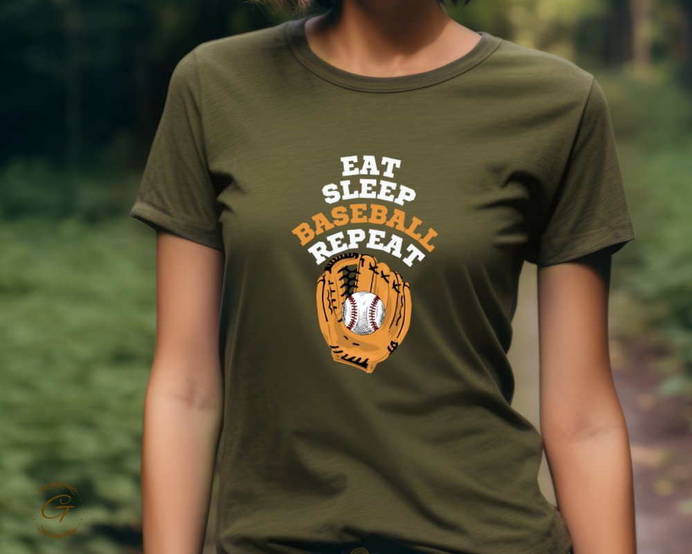 Eat Sleep Baseball Repeat T-shirt product