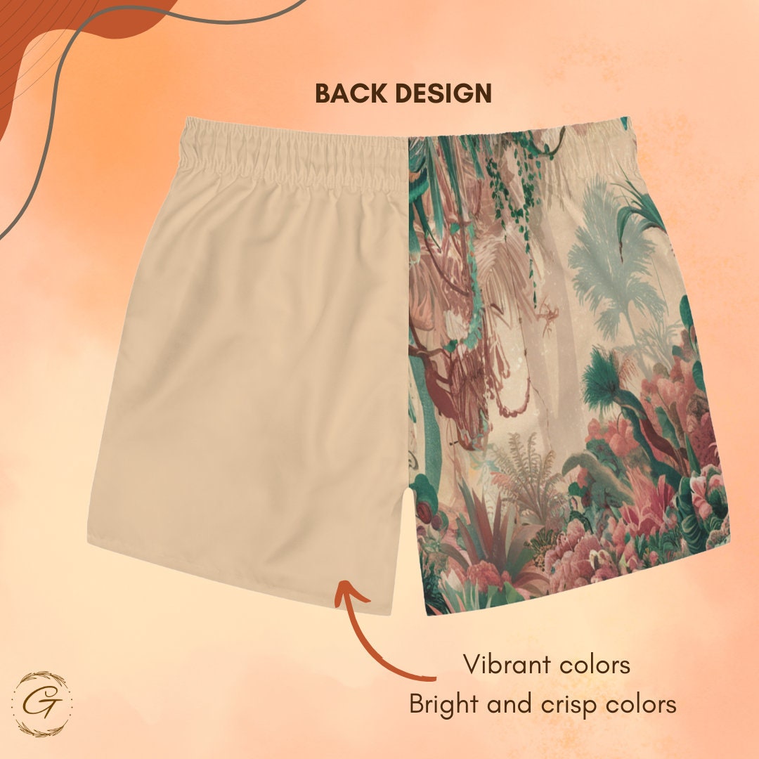 Men's Forest AOP Swim Trunks