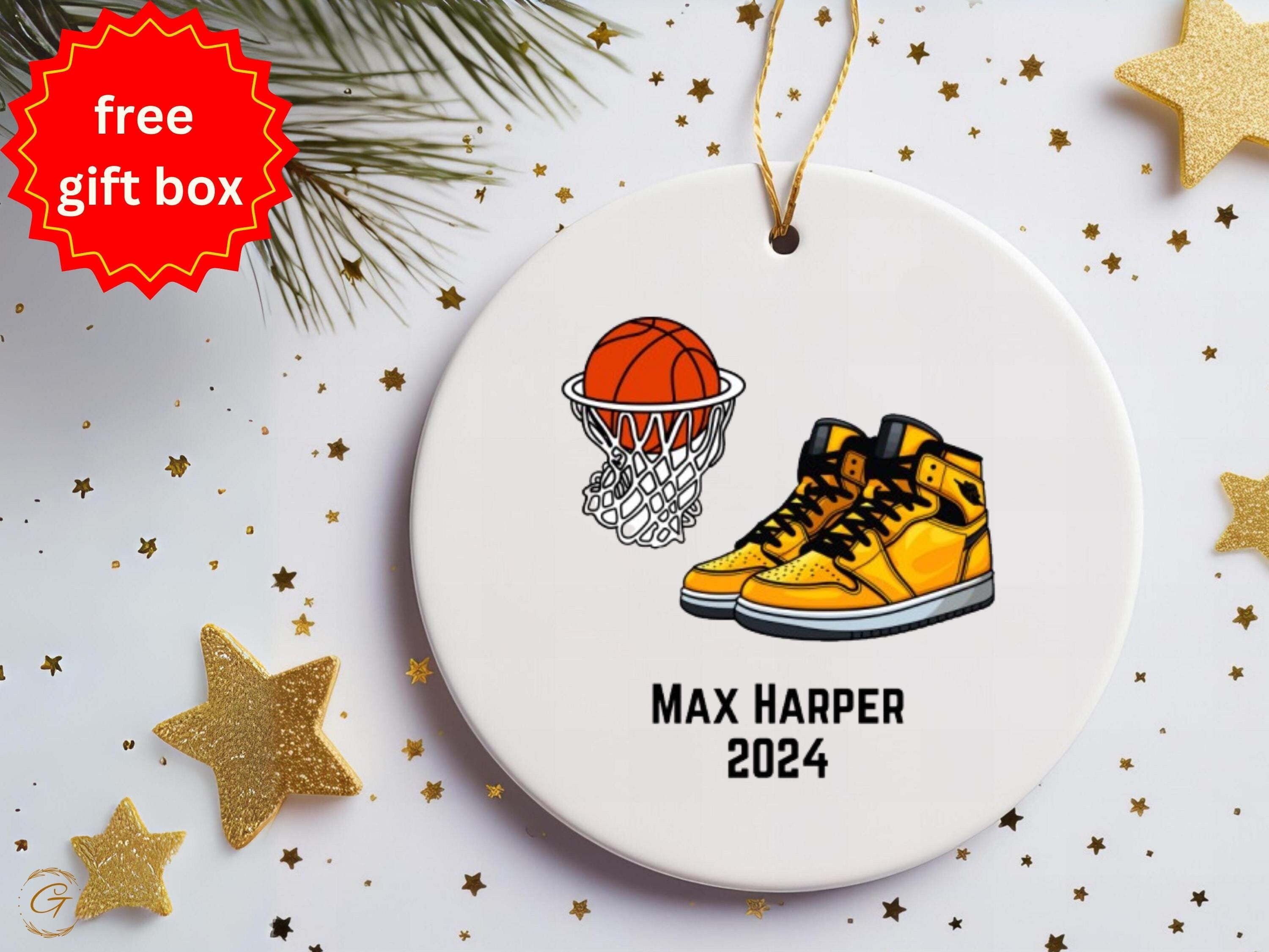 Personalized Basketball Sneaker Ornament