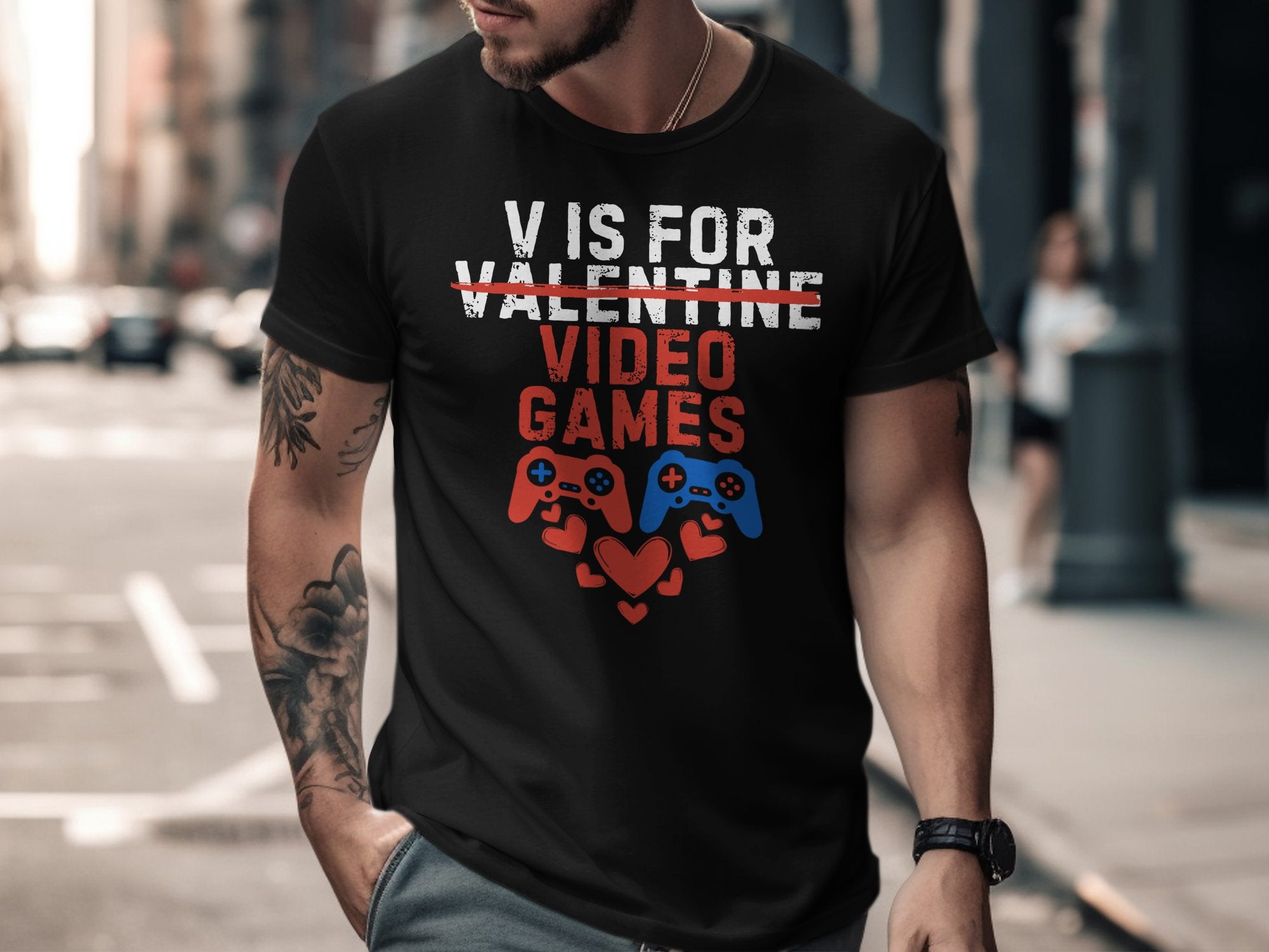 Valentine Video Games Lovers Themed T-Shirt product