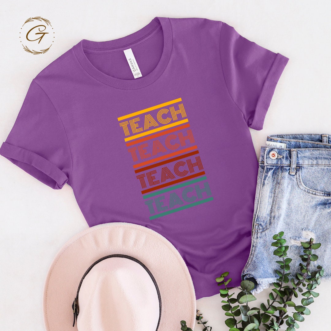 Teachers Tshirt Soft Cotton Appreciation Tee