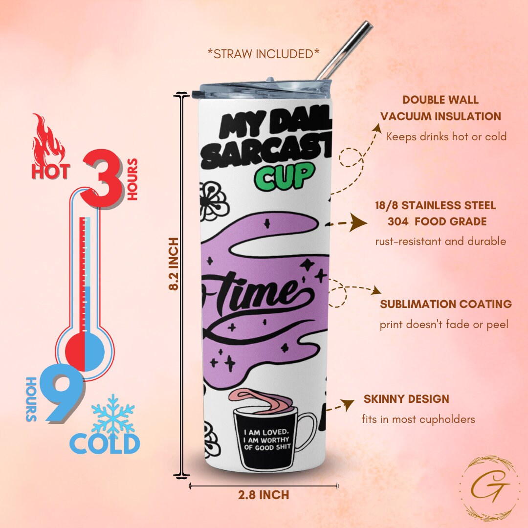 Mental Health Anxiety Awareness Tumbler