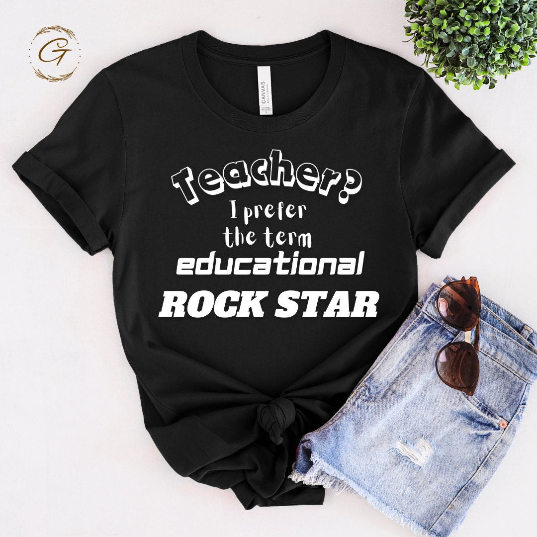 Educational Rockstar Teachers Tshirt