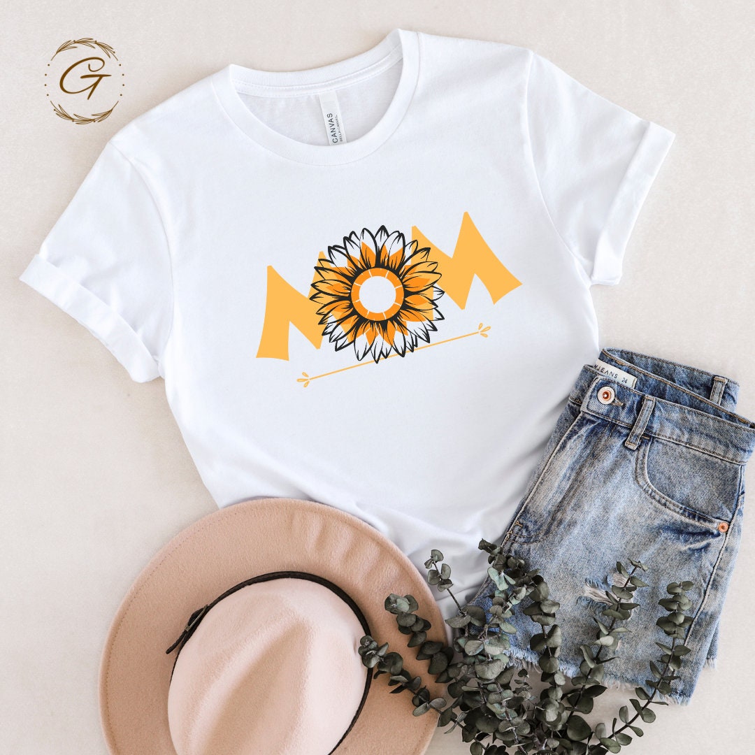 Flower Mom Shirt for Mothers Day Unique Floral Design