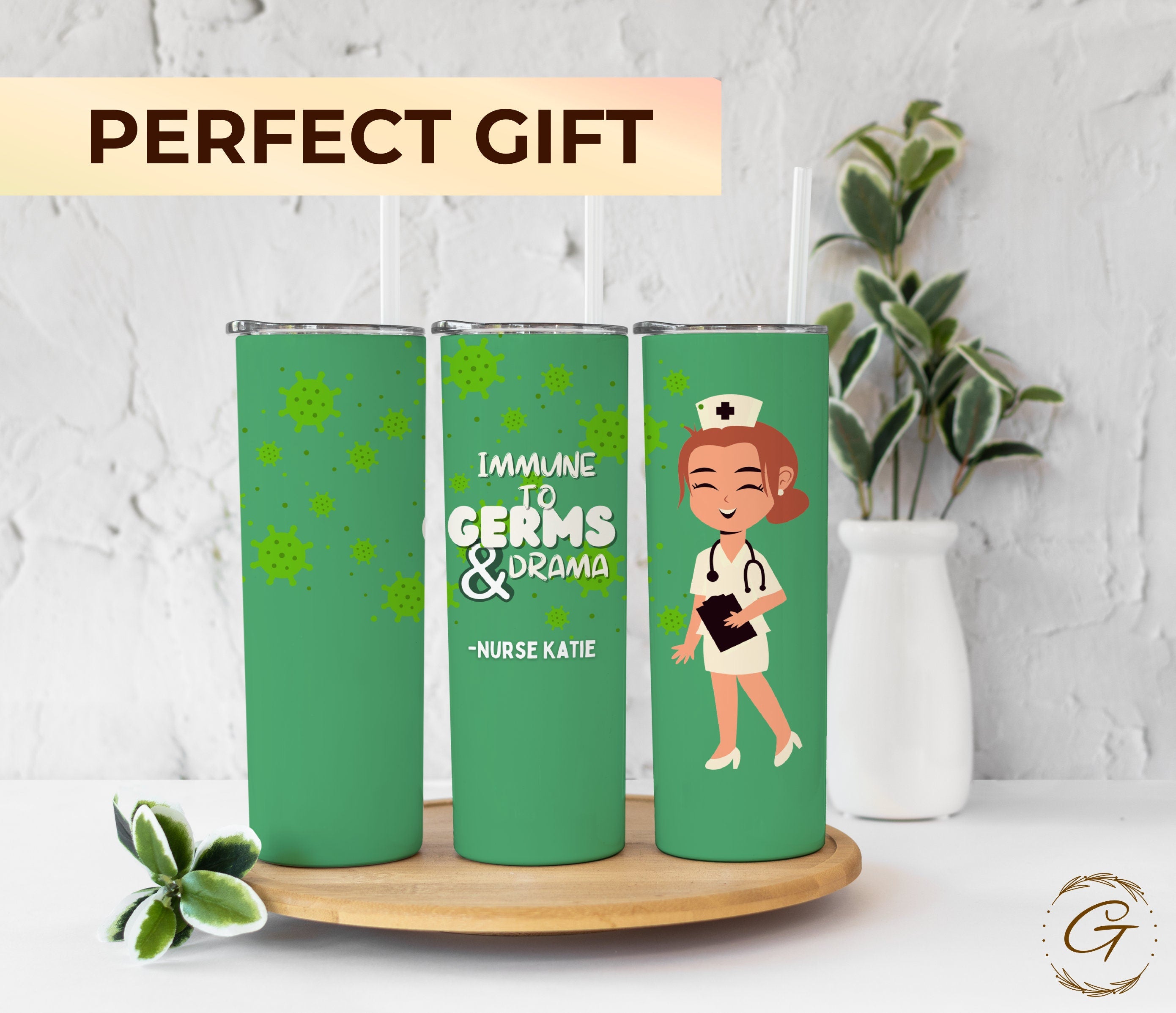 Custom Nurse Appreciation Week 20 oz Tumbler