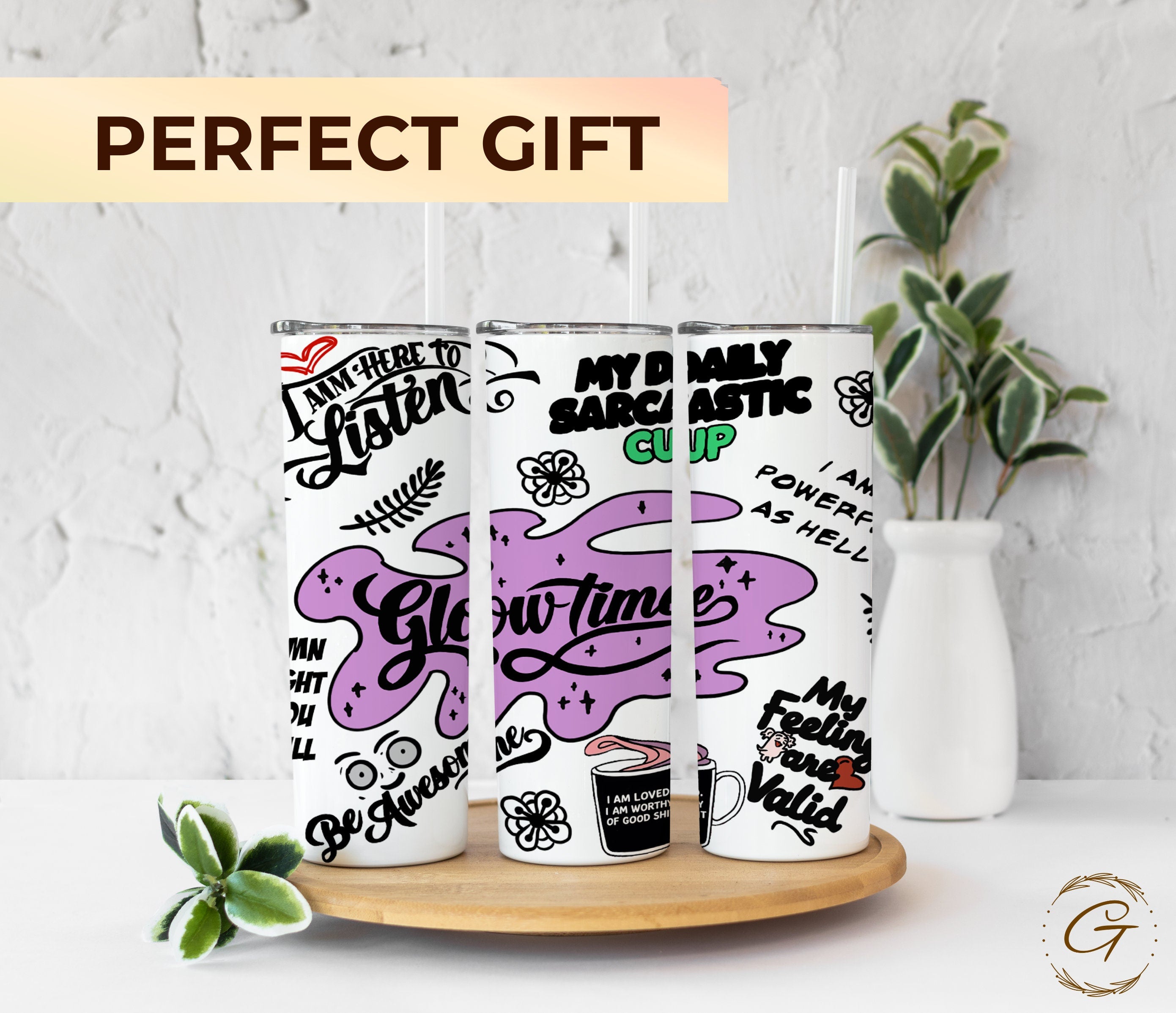 Mental Health Anxiety Awareness Tumblers