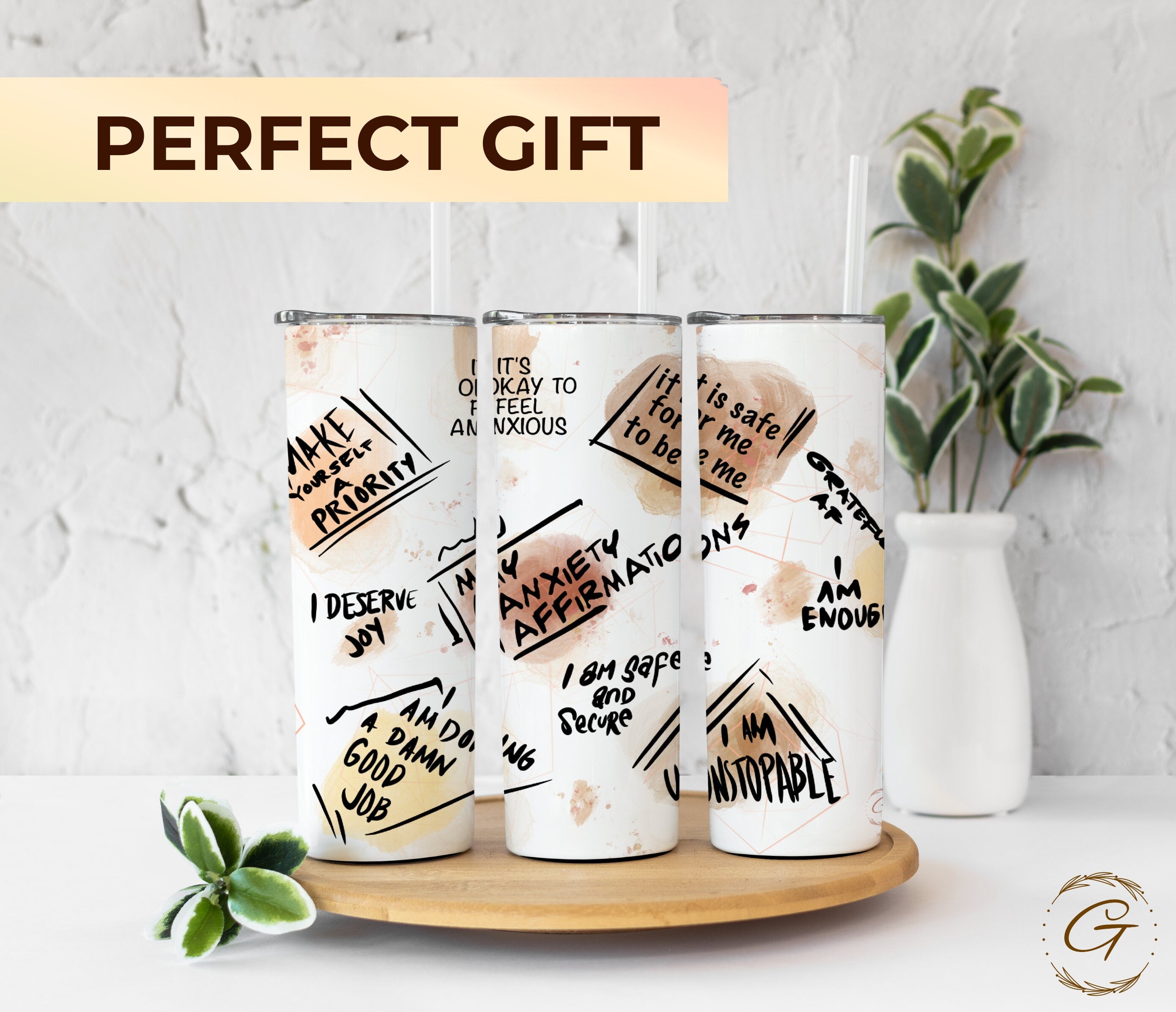 Mental Health Awareness Tumbler 20oz Skinny