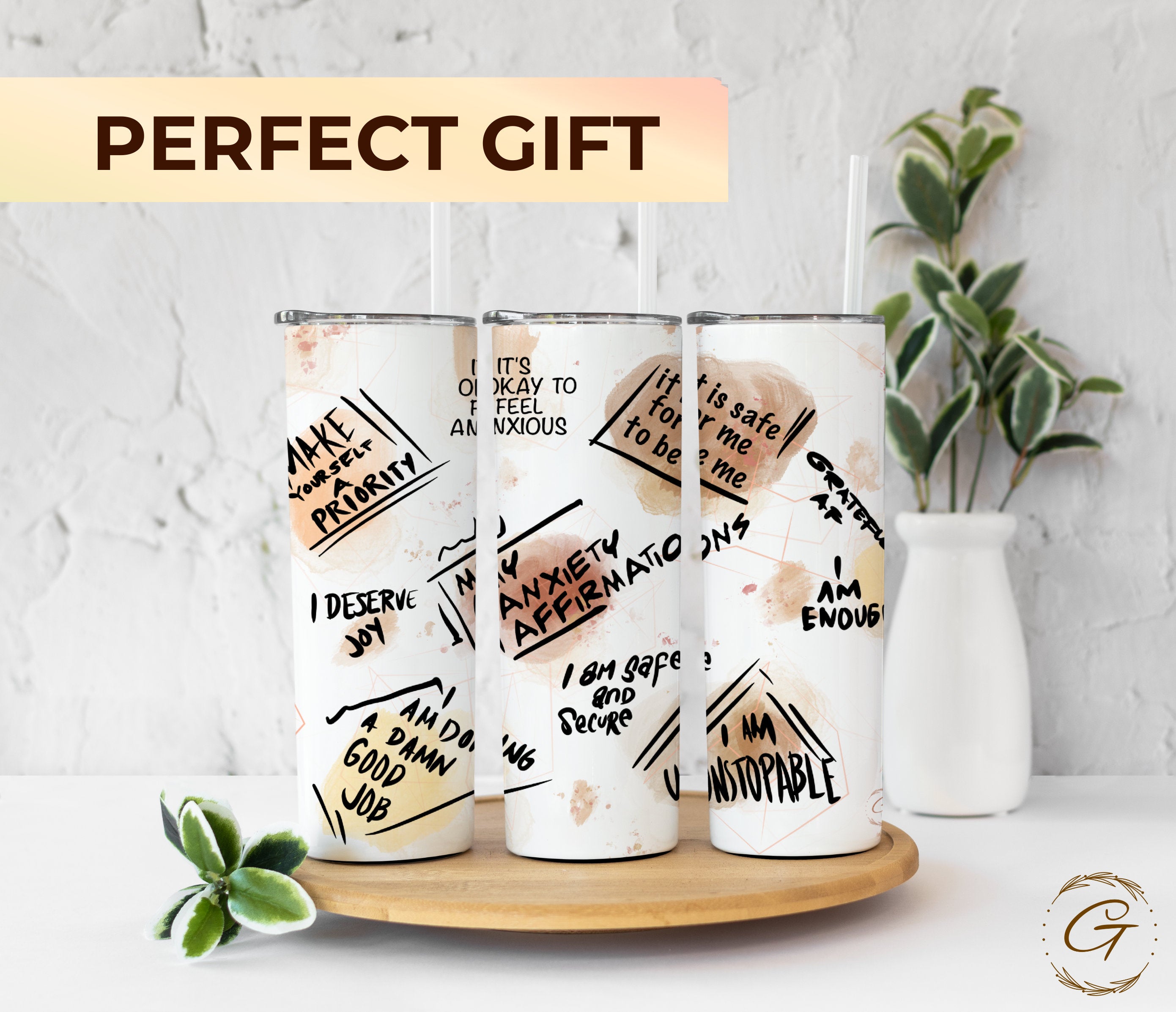 Mental Health Awareness Tumbler 20oz Skinny
