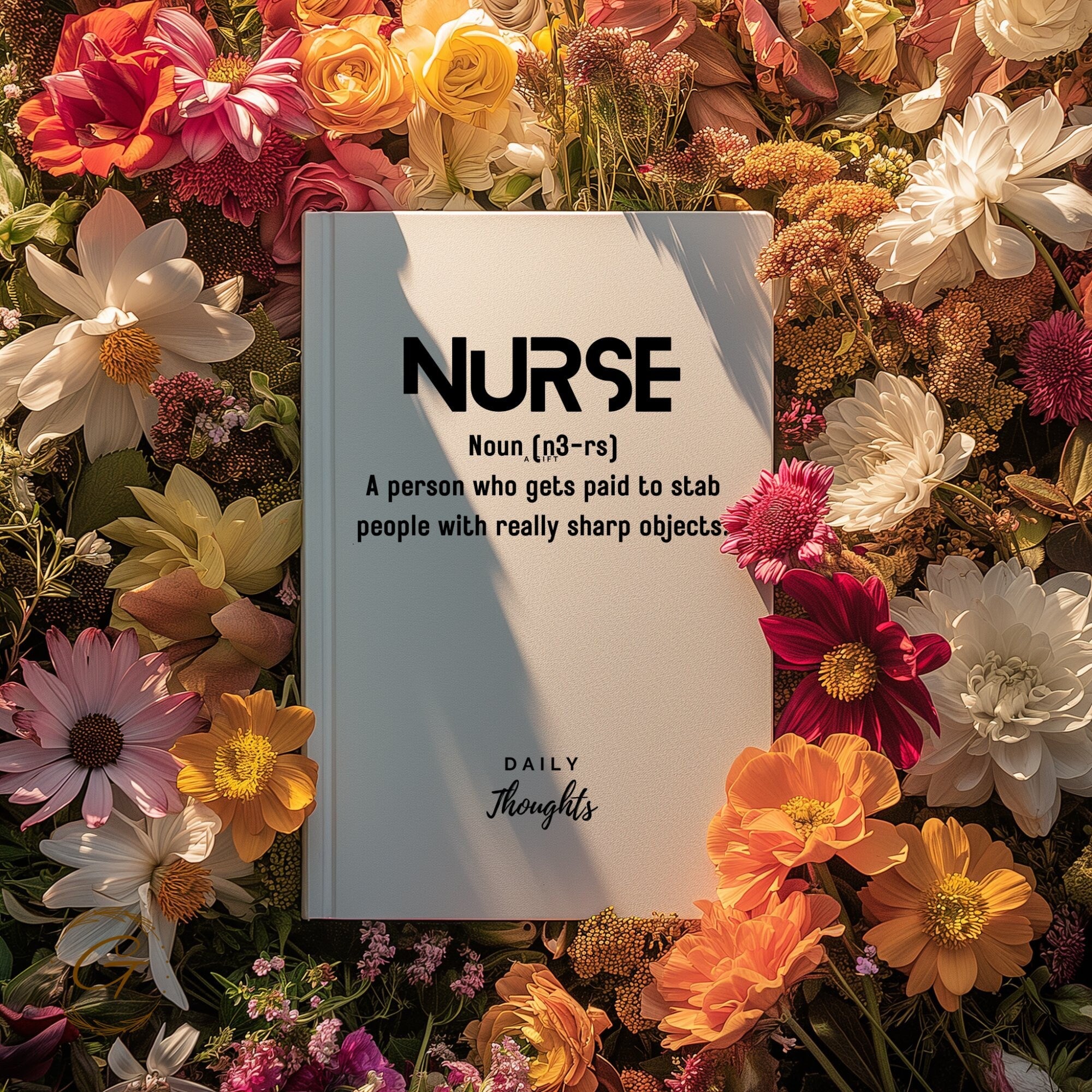 Nurse Funny Definition Journal Notebook